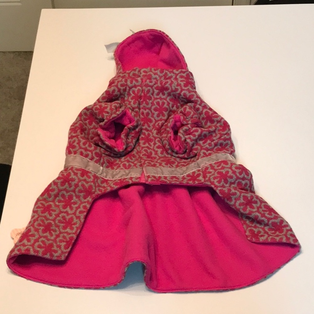 New! Frou Frou hoodie dress coat jacket dog costume - medium